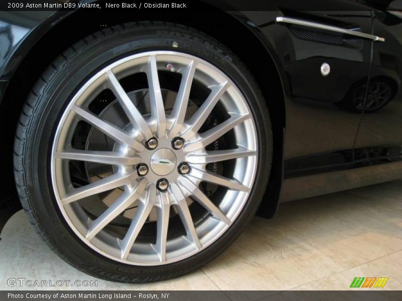 Nero Black / Obsidian Black 2009 Aston Martin DB9 Volante