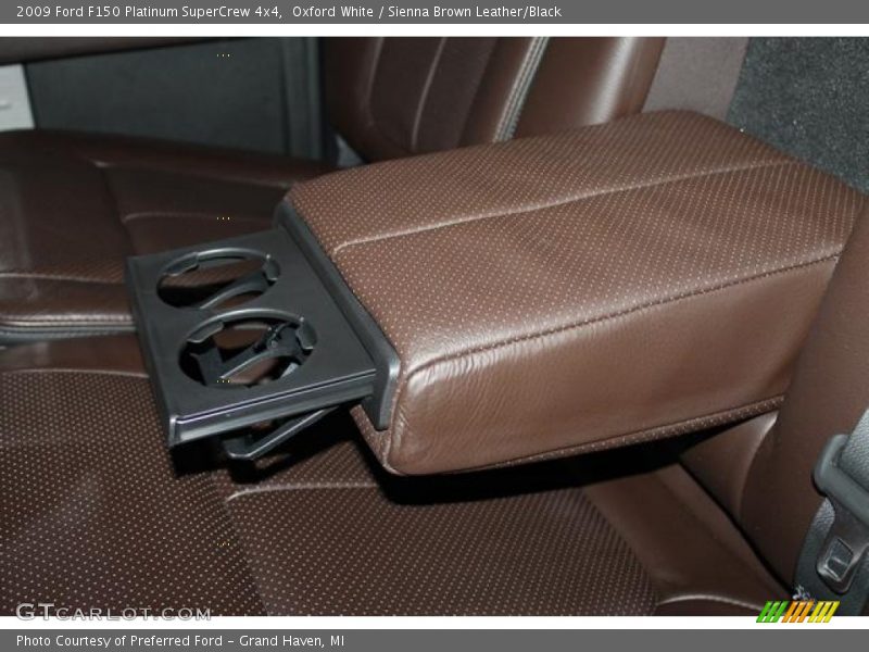 Oxford White / Sienna Brown Leather/Black 2009 Ford F150 Platinum SuperCrew 4x4