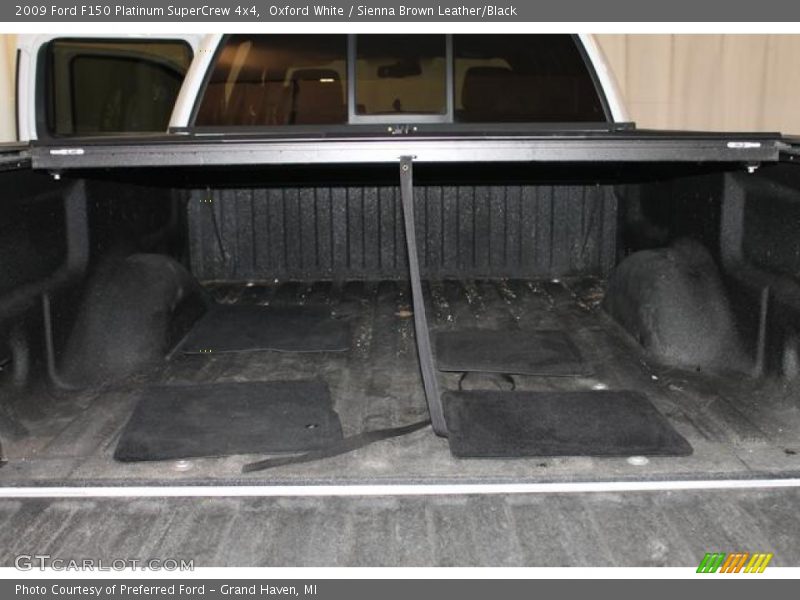 Oxford White / Sienna Brown Leather/Black 2009 Ford F150 Platinum SuperCrew 4x4