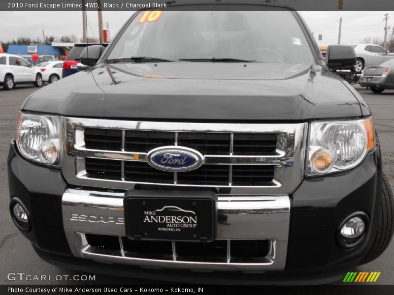 Black / Charcoal Black 2010 Ford Escape Limited 4WD