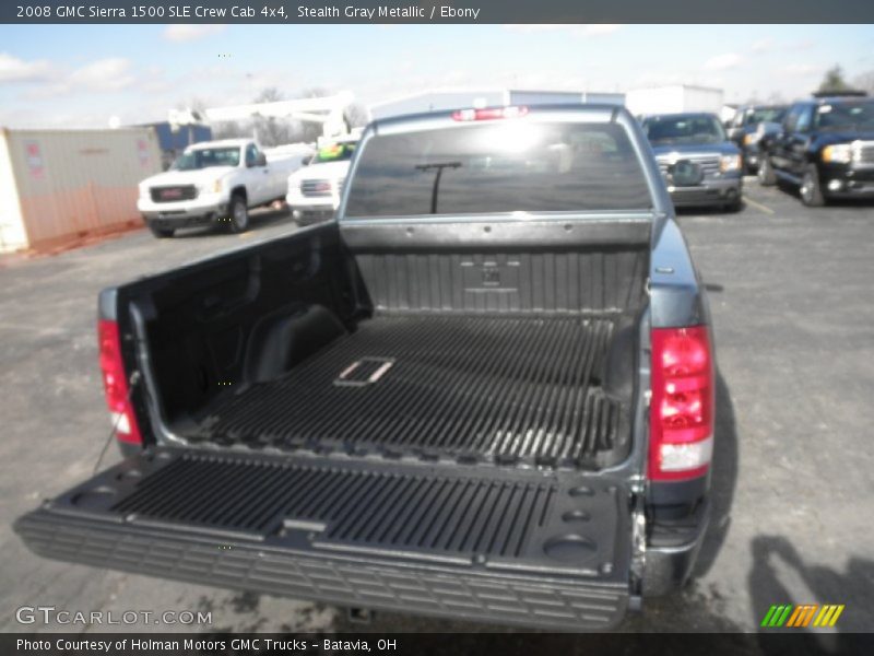 Stealth Gray Metallic / Ebony 2008 GMC Sierra 1500 SLE Crew Cab 4x4