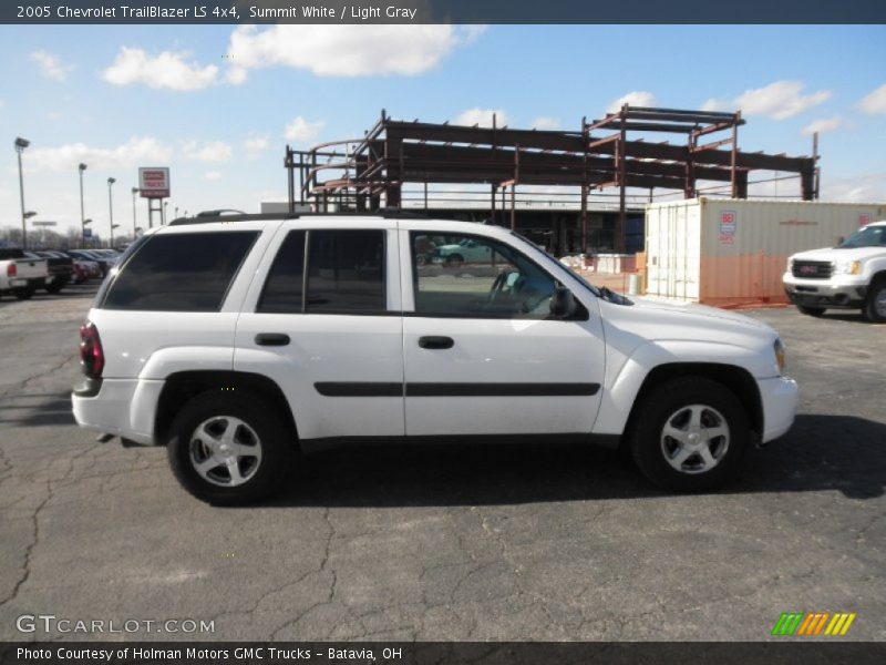 Summit White / Light Gray 2005 Chevrolet TrailBlazer LS 4x4