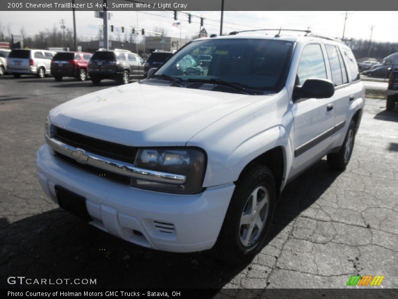 Summit White / Light Gray 2005 Chevrolet TrailBlazer LS 4x4