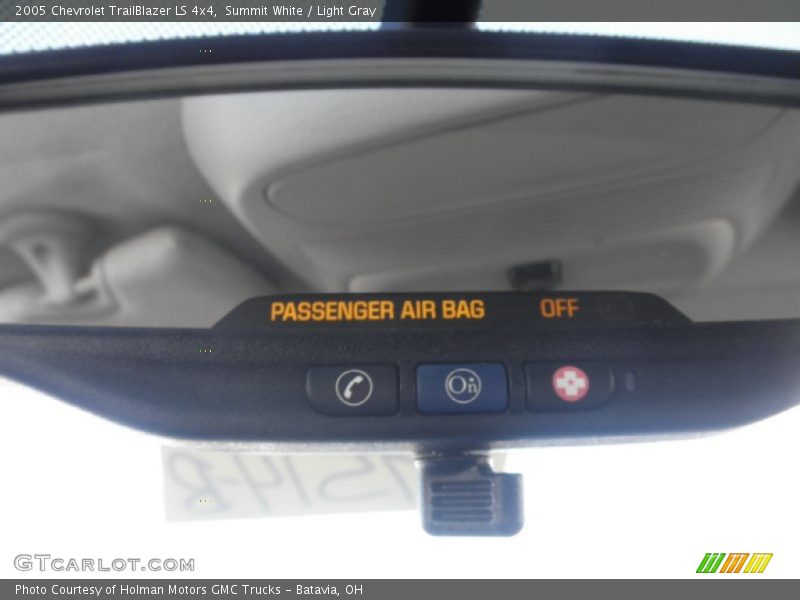 Summit White / Light Gray 2005 Chevrolet TrailBlazer LS 4x4