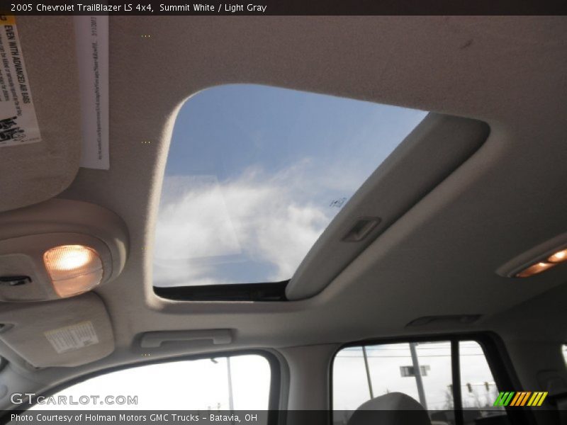 Summit White / Light Gray 2005 Chevrolet TrailBlazer LS 4x4