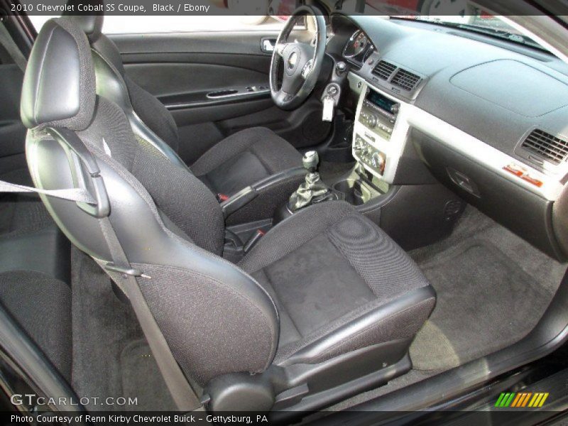  2010 Cobalt SS Coupe Ebony Interior