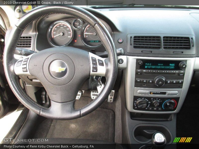 Dashboard of 2010 Cobalt SS Coupe
