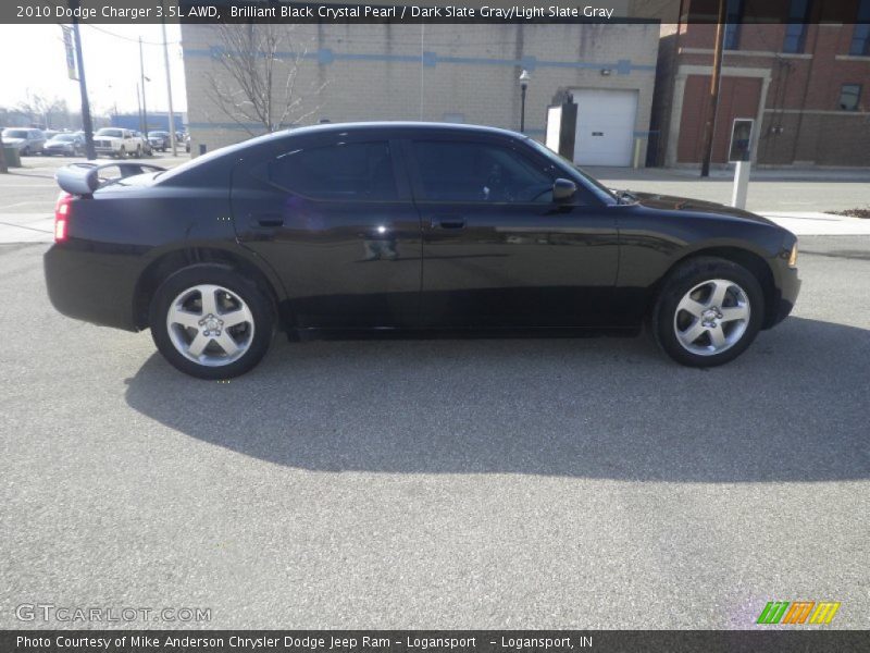 Brilliant Black Crystal Pearl / Dark Slate Gray/Light Slate Gray 2010 Dodge Charger 3.5L AWD