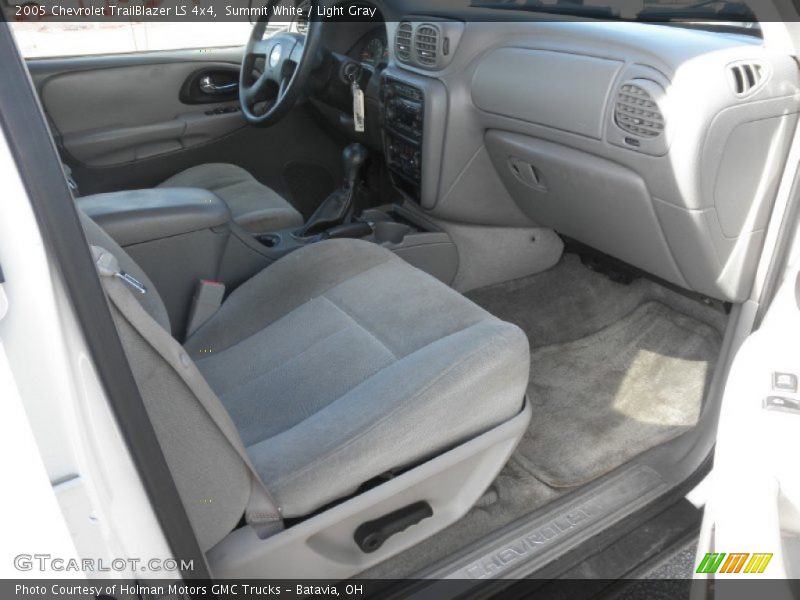 Summit White / Light Gray 2005 Chevrolet TrailBlazer LS 4x4
