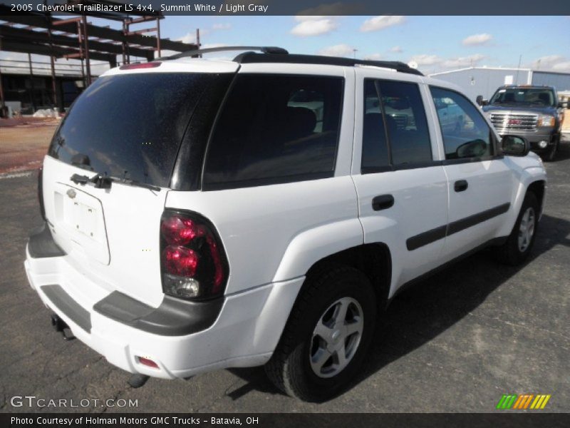 Summit White / Light Gray 2005 Chevrolet TrailBlazer LS 4x4