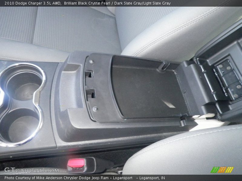 Brilliant Black Crystal Pearl / Dark Slate Gray/Light Slate Gray 2010 Dodge Charger 3.5L AWD