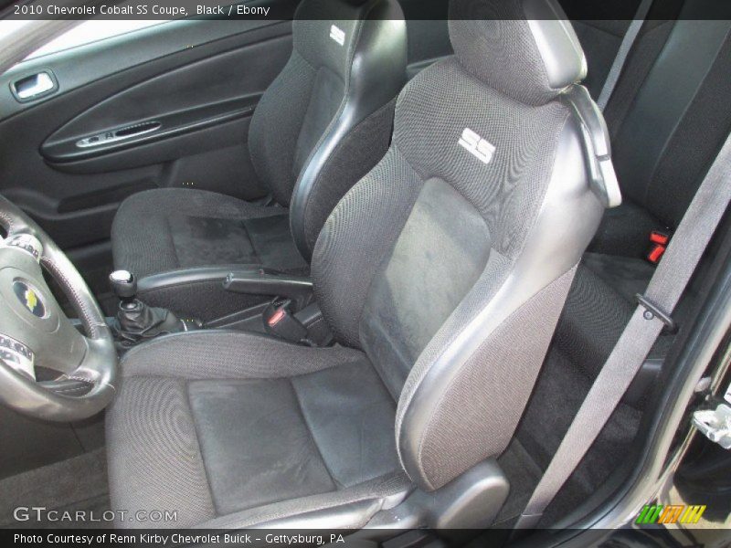 Front Seat of 2010 Cobalt SS Coupe