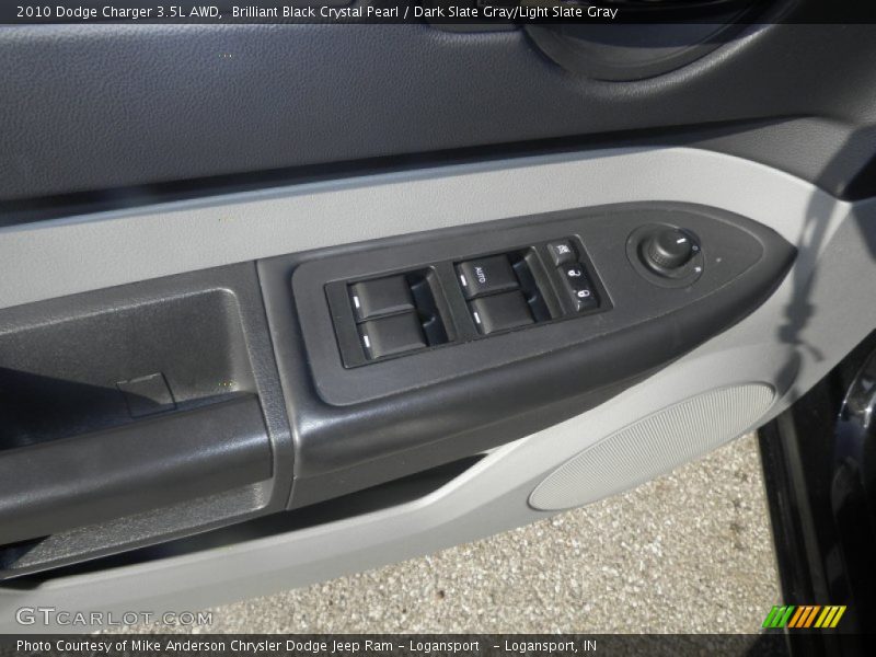 Brilliant Black Crystal Pearl / Dark Slate Gray/Light Slate Gray 2010 Dodge Charger 3.5L AWD