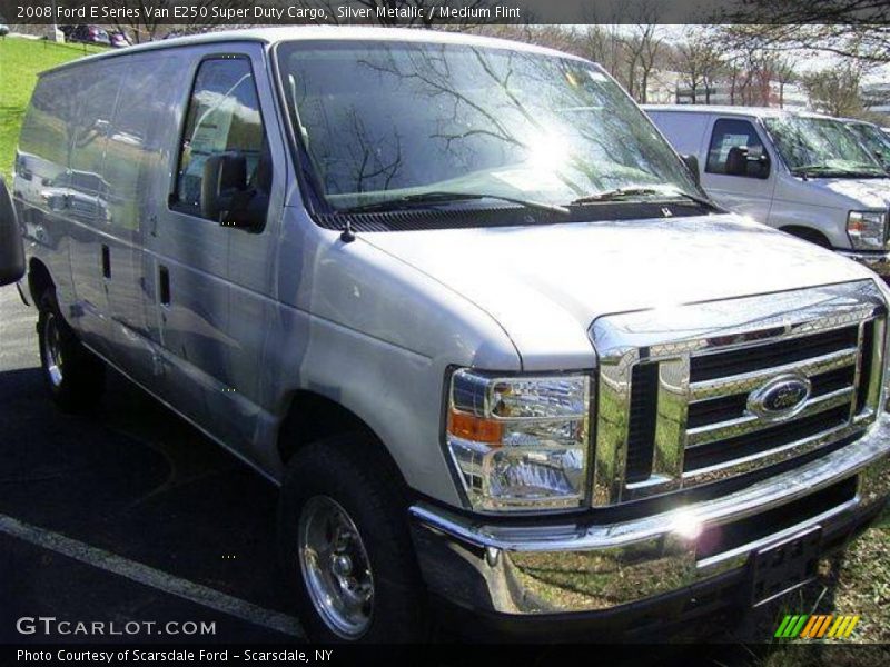 Silver Metallic / Medium Flint 2008 Ford E Series Van E250 Super Duty Cargo