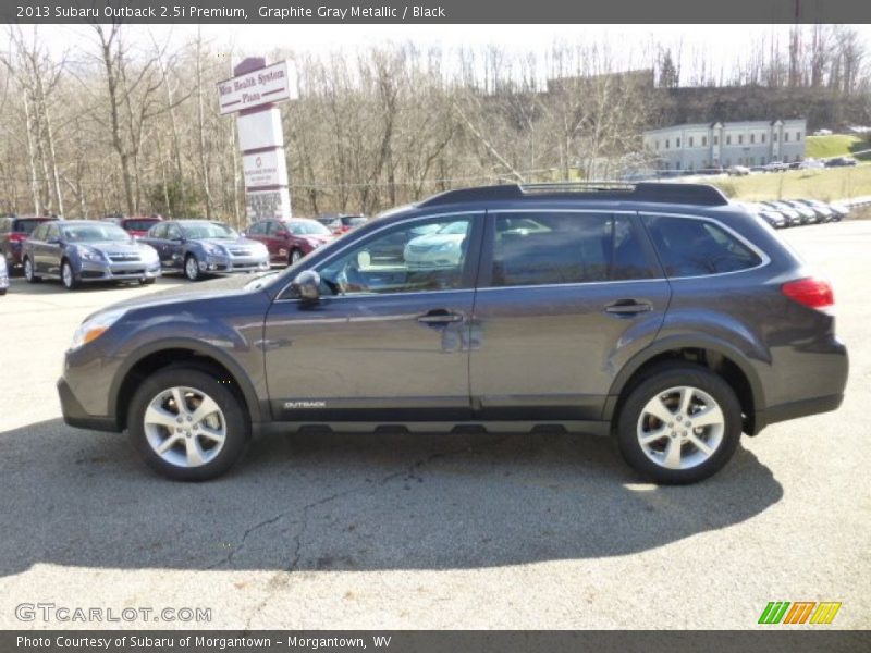 Graphite Gray Metallic / Black 2013 Subaru Outback 2.5i Premium