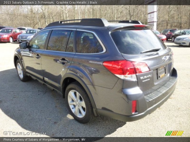Graphite Gray Metallic / Black 2013 Subaru Outback 2.5i Premium