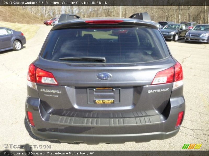 Graphite Gray Metallic / Black 2013 Subaru Outback 2.5i Premium