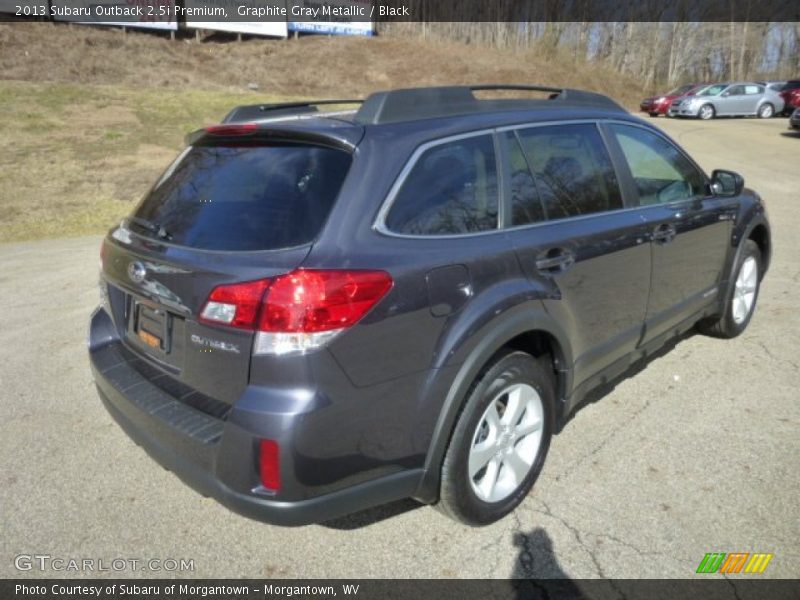 Graphite Gray Metallic / Black 2013 Subaru Outback 2.5i Premium