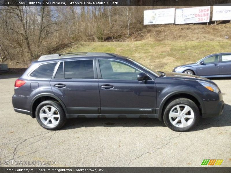 Graphite Gray Metallic / Black 2013 Subaru Outback 2.5i Premium