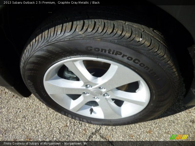 Graphite Gray Metallic / Black 2013 Subaru Outback 2.5i Premium