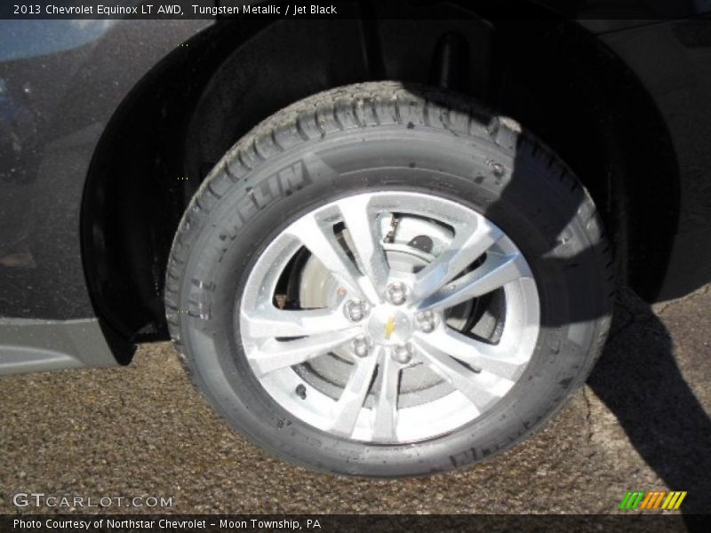 Tungsten Metallic / Jet Black 2013 Chevrolet Equinox LT AWD