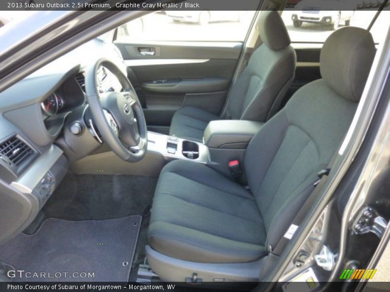 Graphite Gray Metallic / Black 2013 Subaru Outback 2.5i Premium