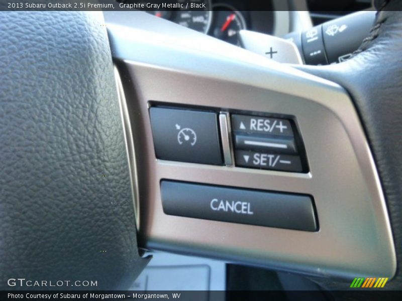 Graphite Gray Metallic / Black 2013 Subaru Outback 2.5i Premium