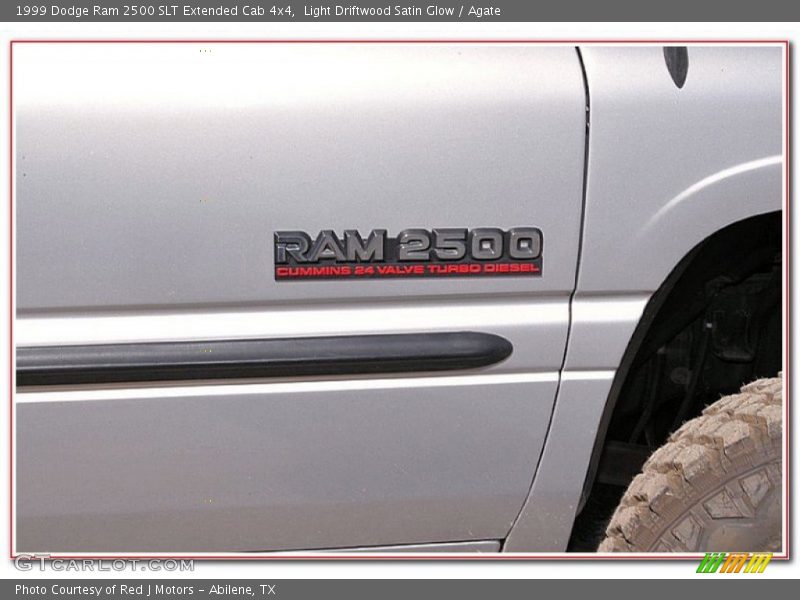 Light Driftwood Satin Glow / Agate 1999 Dodge Ram 2500 SLT Extended Cab 4x4