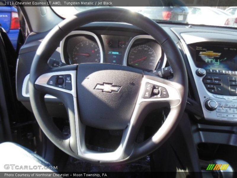 Tungsten Metallic / Jet Black 2013 Chevrolet Equinox LT AWD
