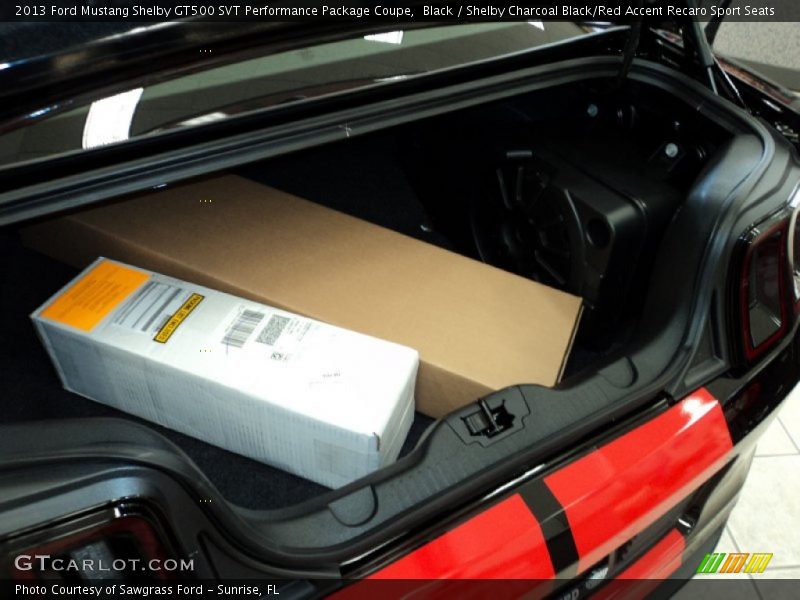  2013 Mustang Shelby GT500 SVT Performance Package Coupe Trunk