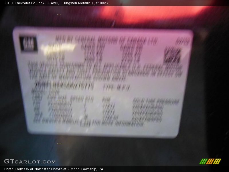 Tungsten Metallic / Jet Black 2013 Chevrolet Equinox LT AWD