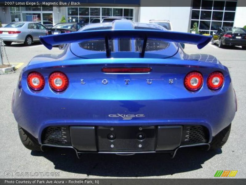 Magnetic Blue / Black 2007 Lotus Exige S