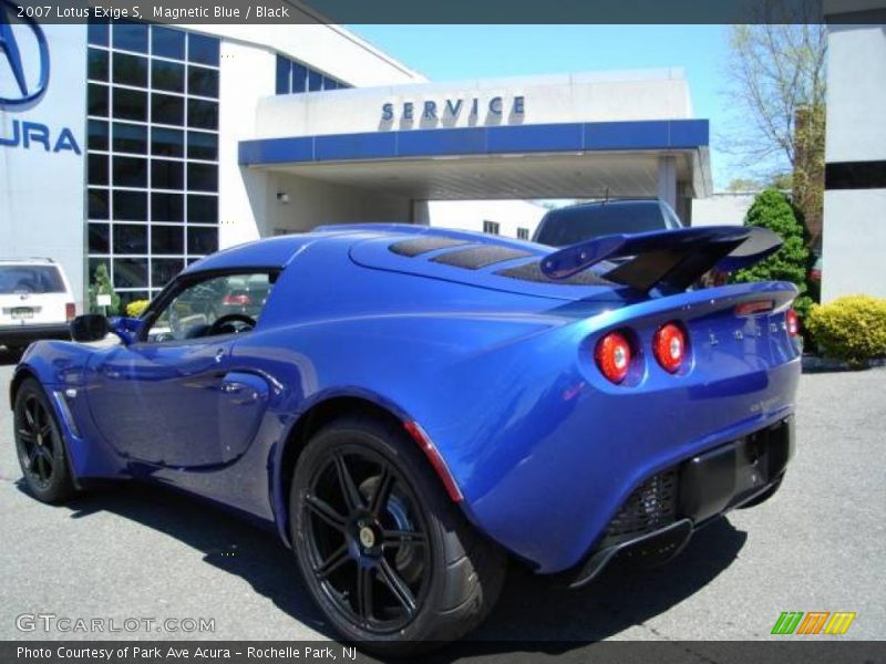 Magnetic Blue / Black 2007 Lotus Exige S