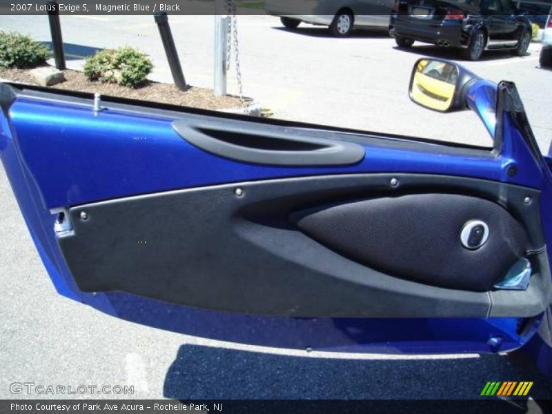 Magnetic Blue / Black 2007 Lotus Exige S