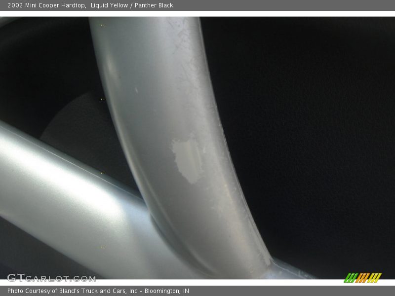 Liquid Yellow / Panther Black 2002 Mini Cooper Hardtop