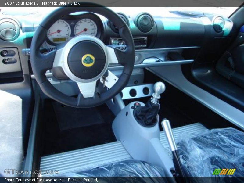 Magnetic Blue / Black 2007 Lotus Exige S