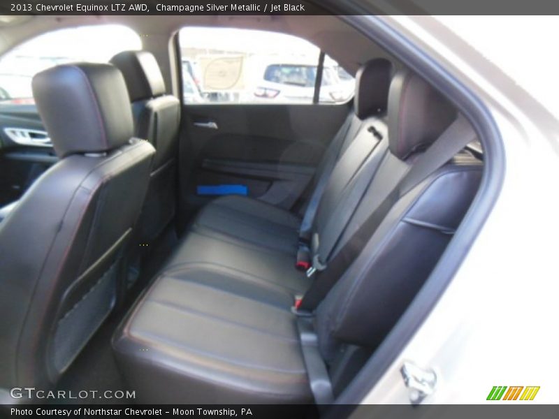 Champagne Silver Metallic / Jet Black 2013 Chevrolet Equinox LTZ AWD