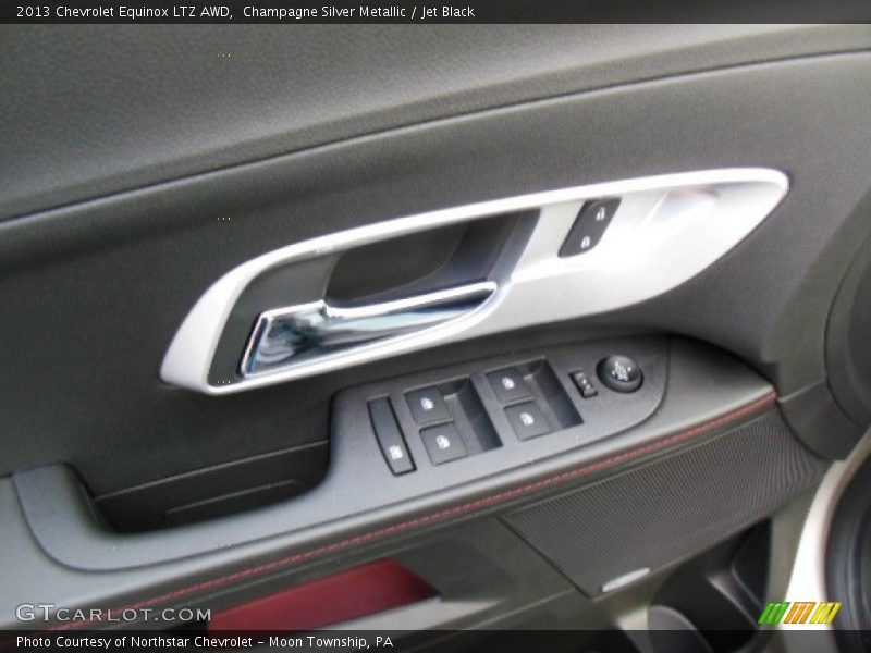Champagne Silver Metallic / Jet Black 2013 Chevrolet Equinox LTZ AWD