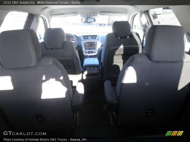 White Diamond Tricoat / Ebony 2013 GMC Acadia SLE