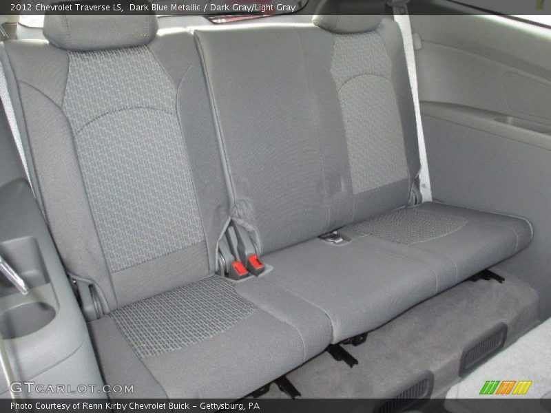 Dark Blue Metallic / Dark Gray/Light Gray 2012 Chevrolet Traverse LS