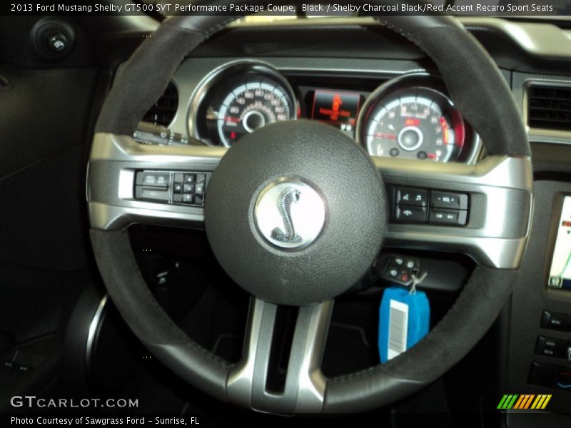  2013 Mustang Shelby GT500 SVT Performance Package Coupe Steering Wheel