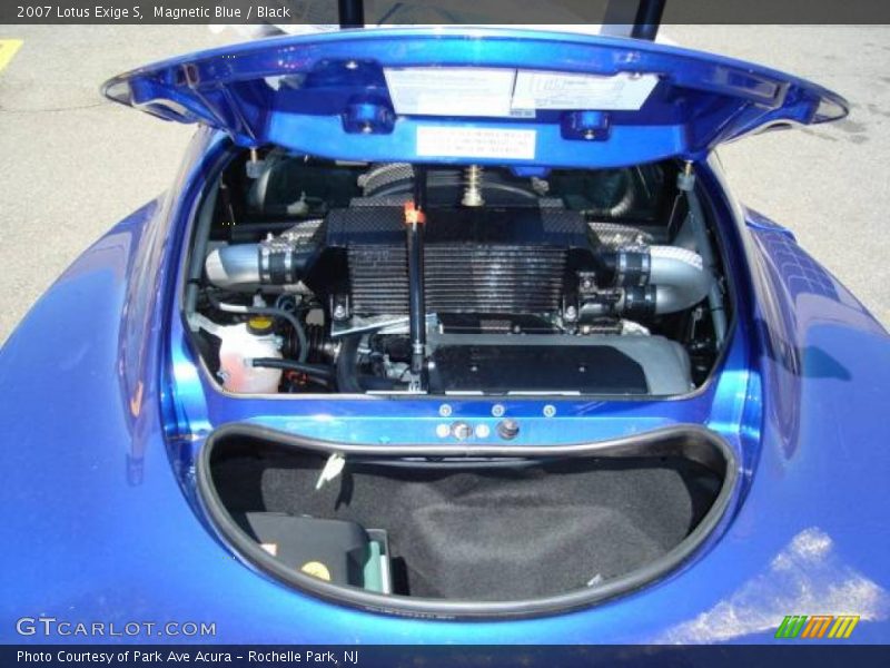 Magnetic Blue / Black 2007 Lotus Exige S