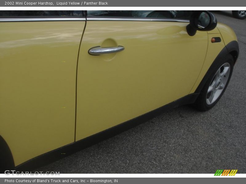 Liquid Yellow / Panther Black 2002 Mini Cooper Hardtop