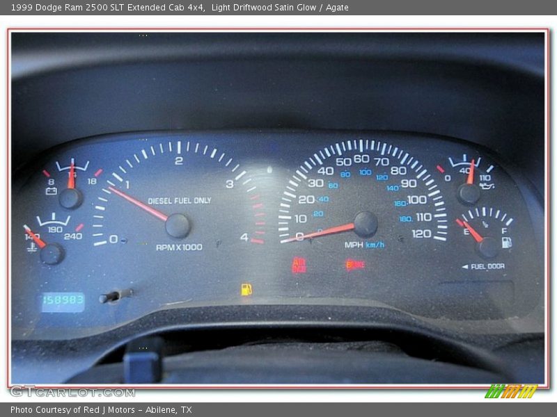 Light Driftwood Satin Glow / Agate 1999 Dodge Ram 2500 SLT Extended Cab 4x4