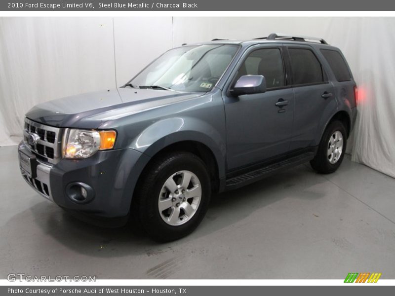 Steel Blue Metallic / Charcoal Black 2010 Ford Escape Limited V6