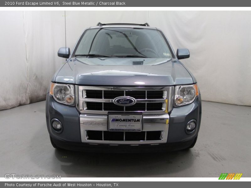 Steel Blue Metallic / Charcoal Black 2010 Ford Escape Limited V6