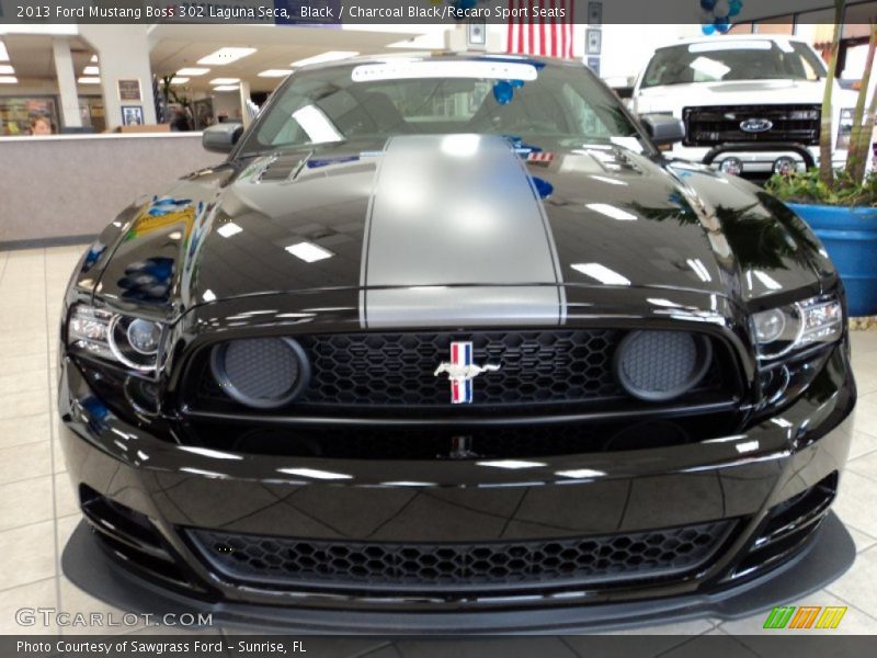 Black / Charcoal Black/Recaro Sport Seats 2013 Ford Mustang Boss 302 Laguna Seca