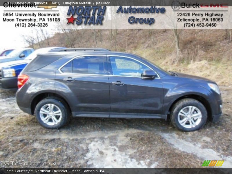 Tungsten Metallic / Jet Black 2013 Chevrolet Equinox LT AWD