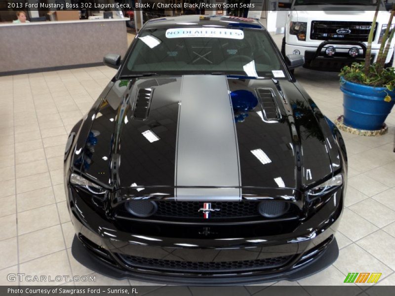 Black / Charcoal Black/Recaro Sport Seats 2013 Ford Mustang Boss 302 Laguna Seca