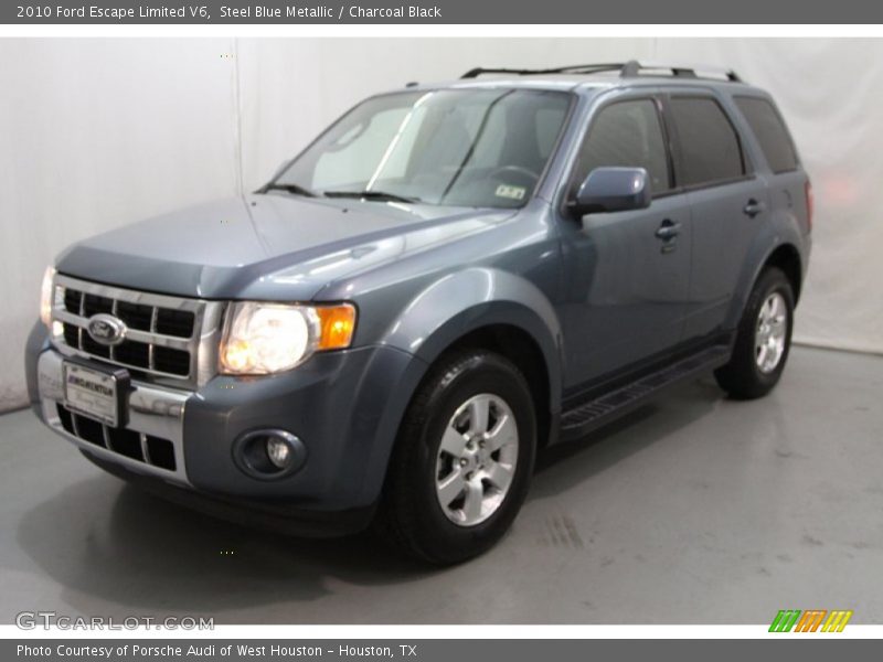 Steel Blue Metallic / Charcoal Black 2010 Ford Escape Limited V6